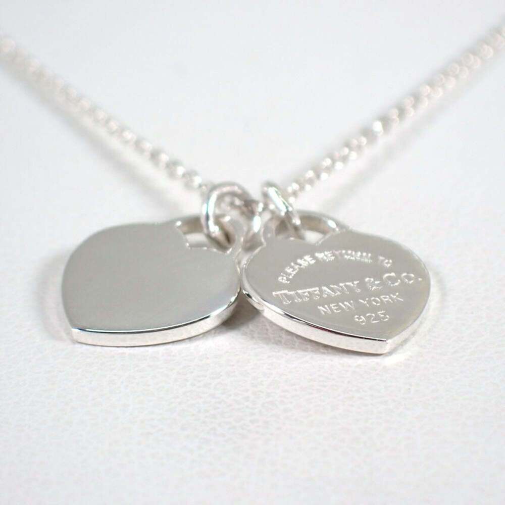 TIFFANY Authentic Silver Heart Necklace - Picture 5 of 10